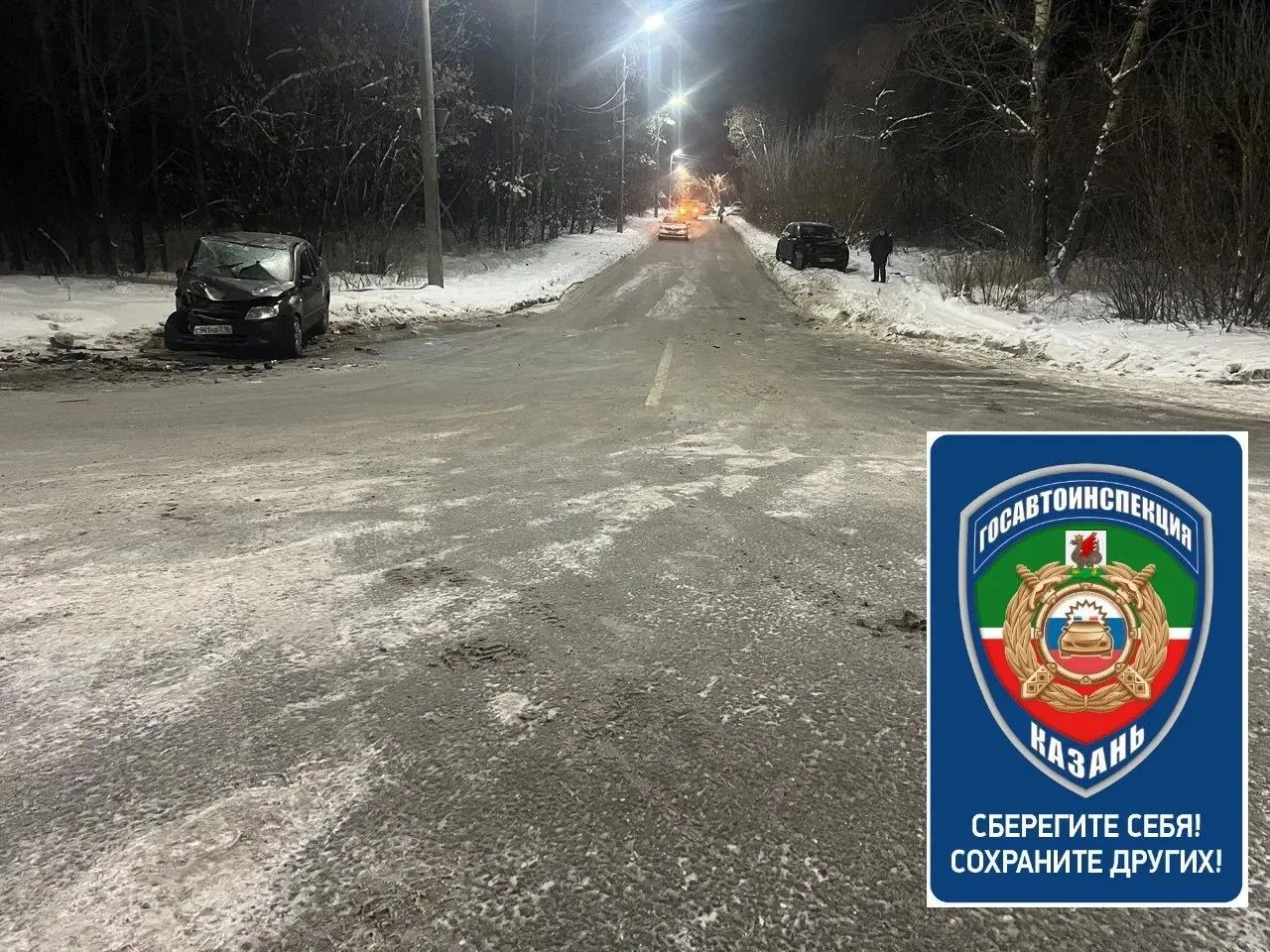В Казани скончался водитель, устроивший зимнее ДТП в Дербышках