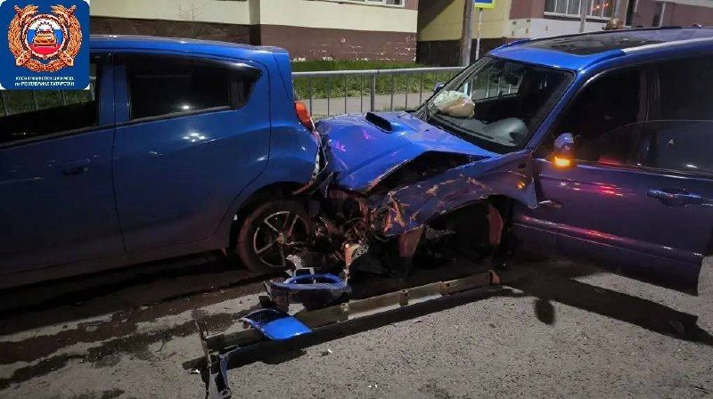 В Челнах водитель пострадал в ДТП с тремя автомобилями