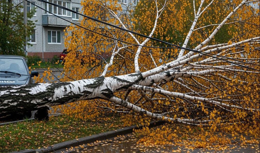 В Самаре дерево упало на детей: один ребенок погиб