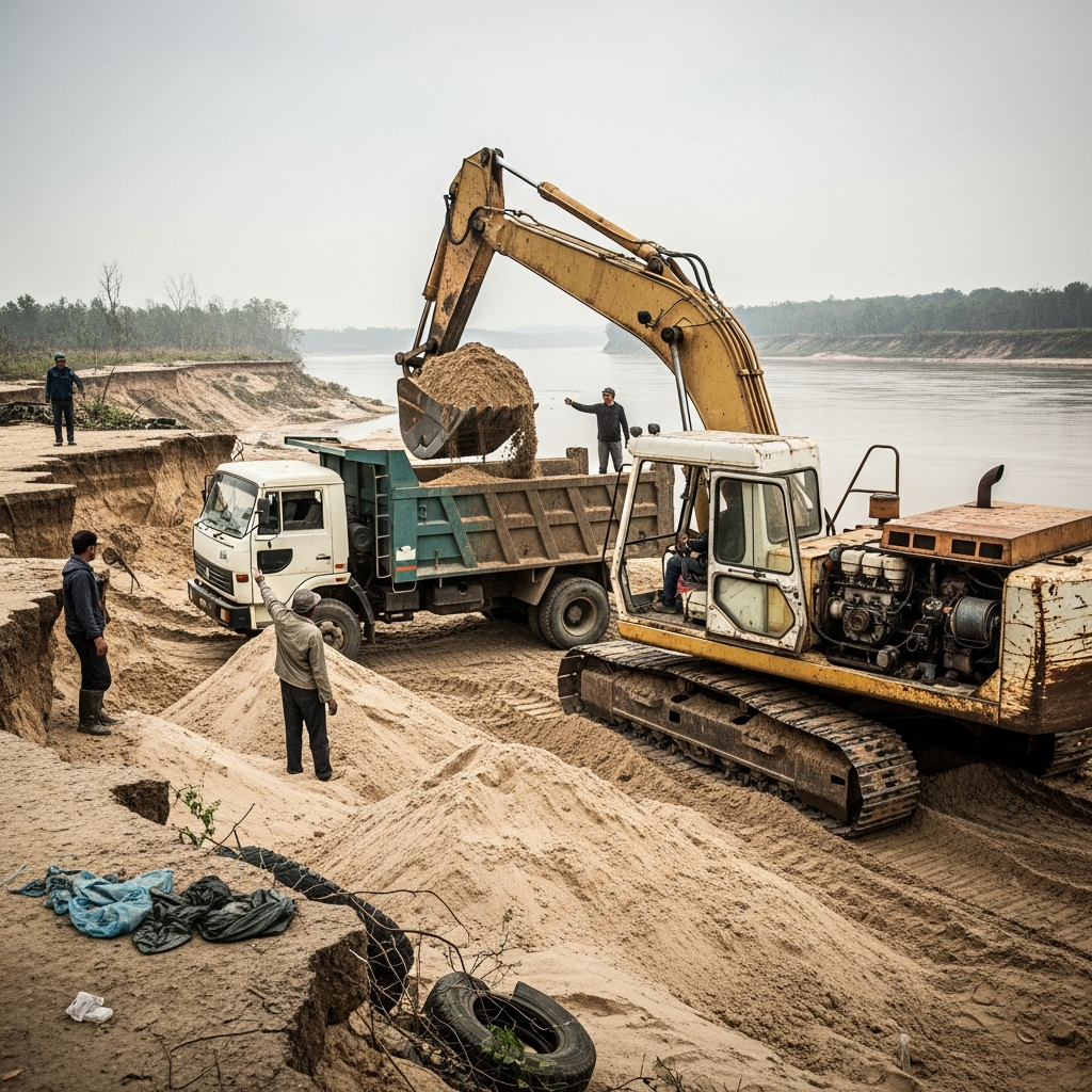 Жителя Татарстана осудили за кражу песка на 7,5 млн рублей