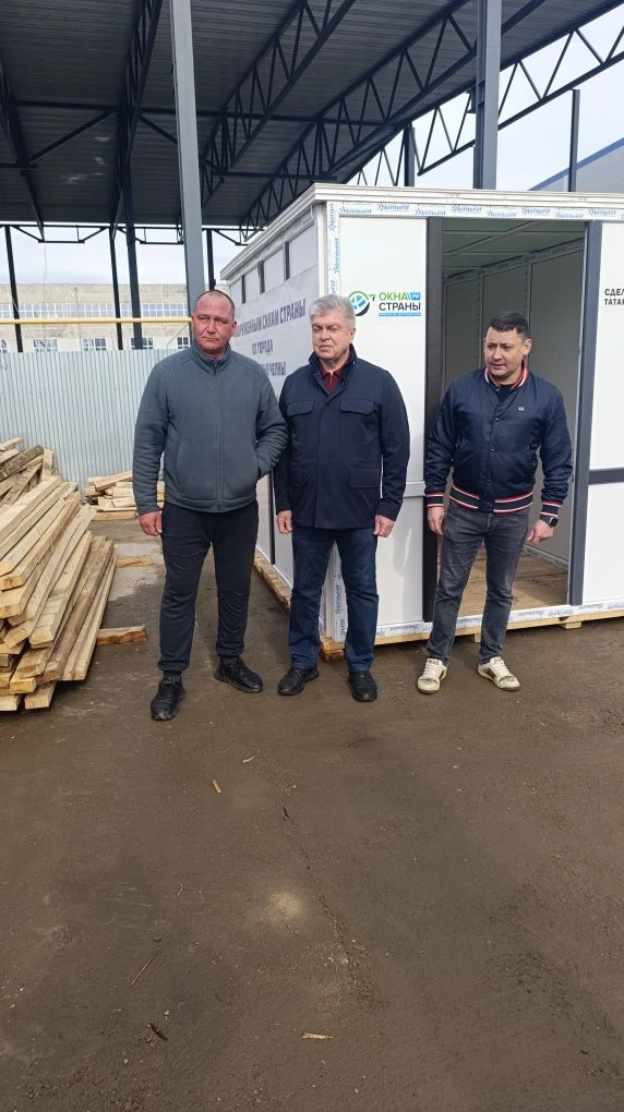 В Челнах для бойцов подготовили мобильные термомодули