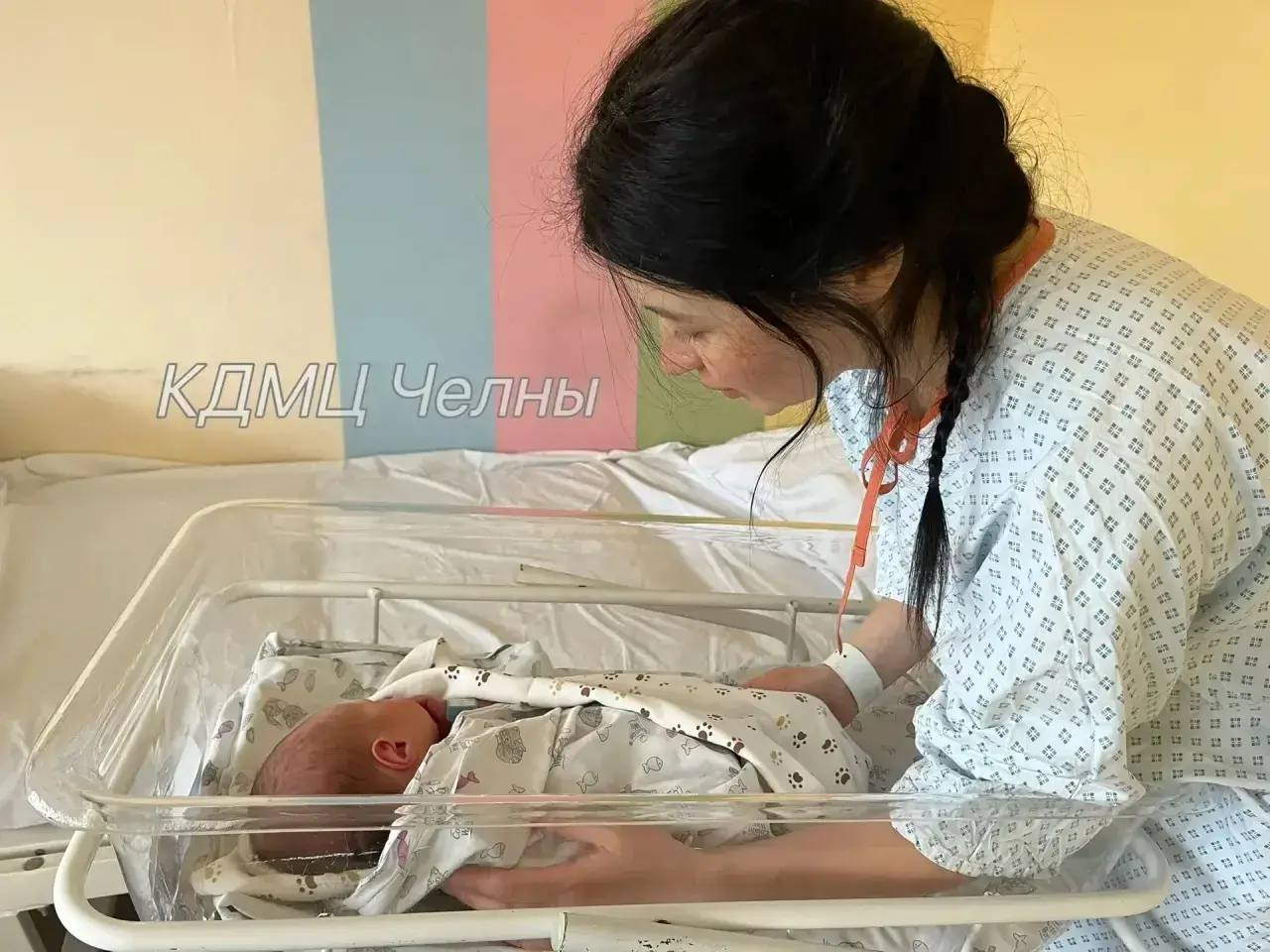 Челнинка, спасавшая пса из полыньи, родила здорового мальчика