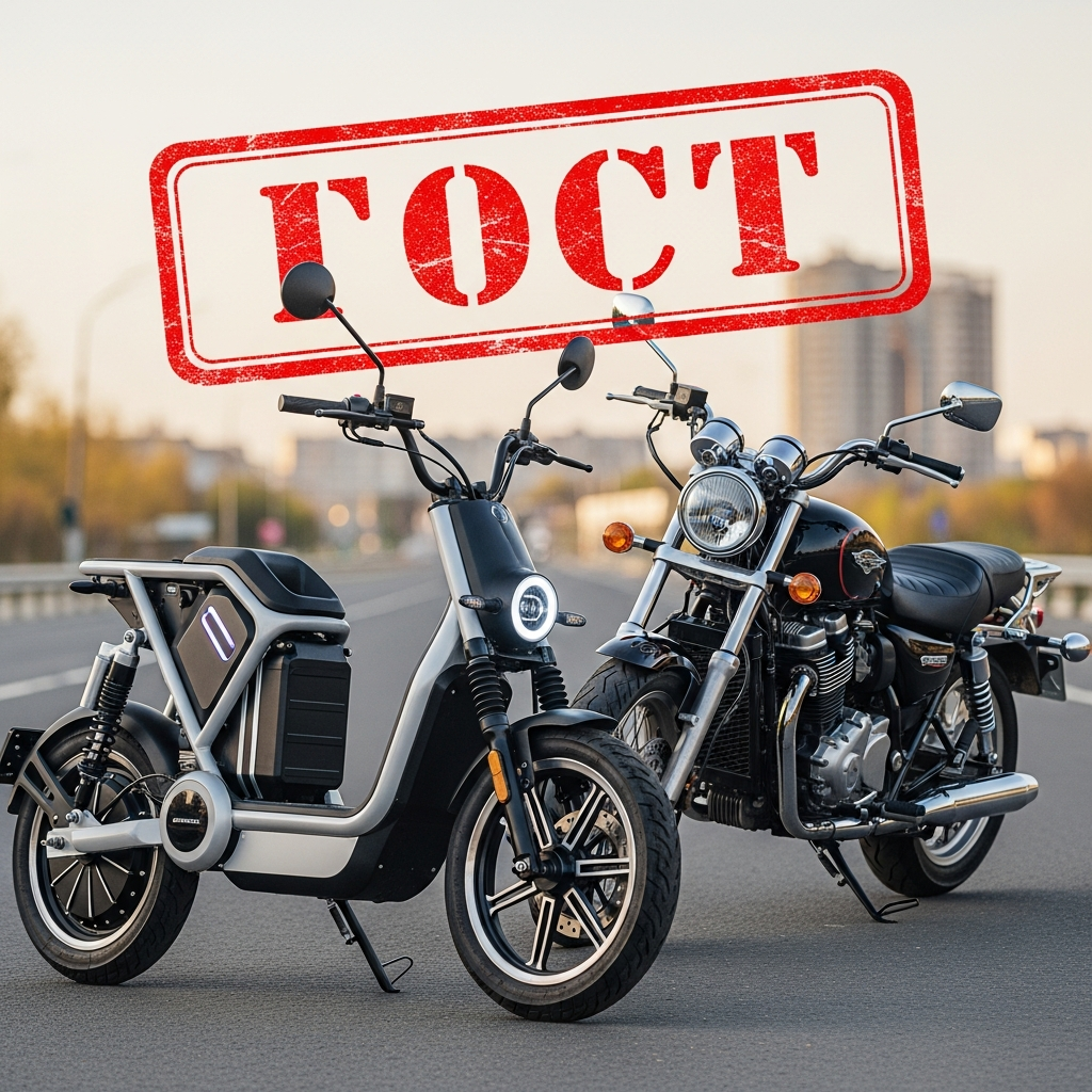 В России утвердили новый ГОСТ для электромопедов и мотоциклов