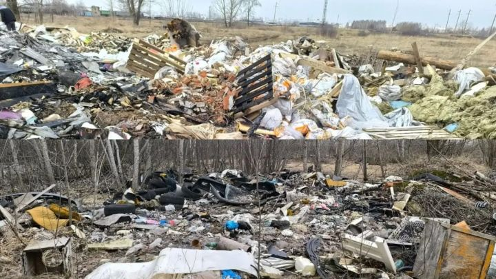 В Челнах нашли две крупные незаконные свалки