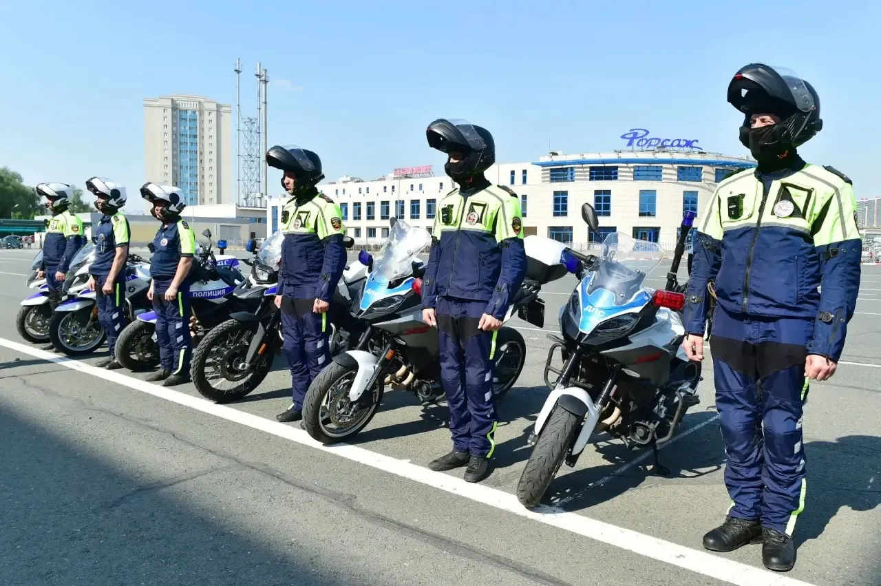В Татарстане на дороги вышел полицейский мотопатруль ГАИ