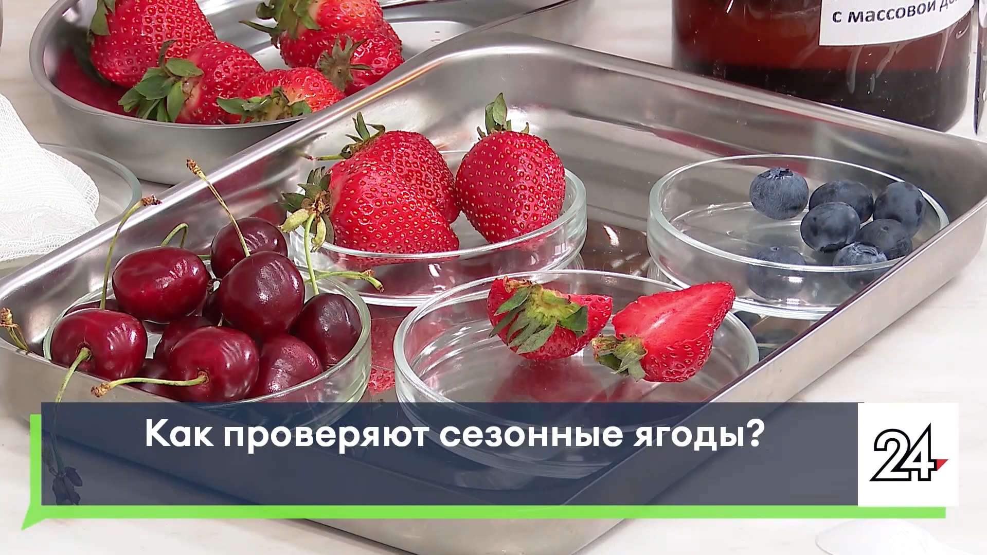 В Челнах проверяют клубнику и голубику на нитраты