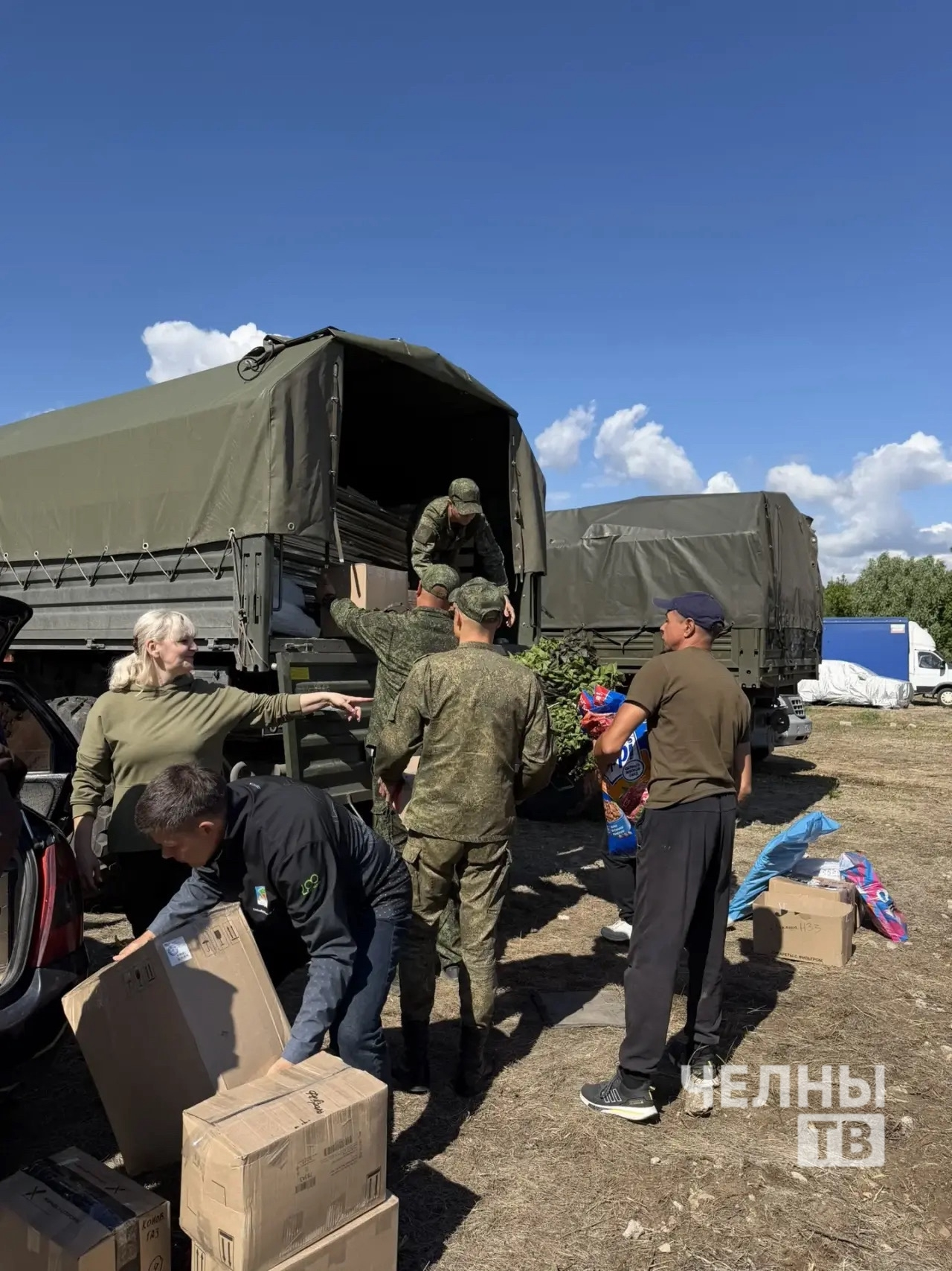 Из Челнов на передовую отправили новую партию гуманитарной помощи