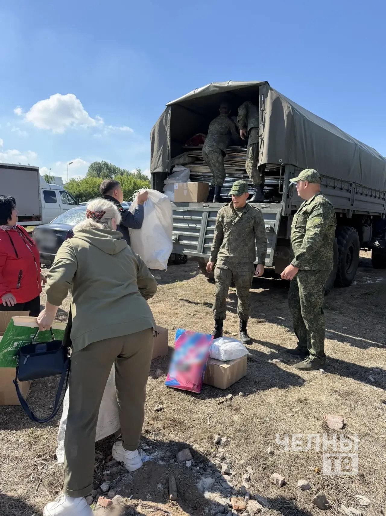 Из Челнов на передовую отправили новую партию гуманитарной помощи