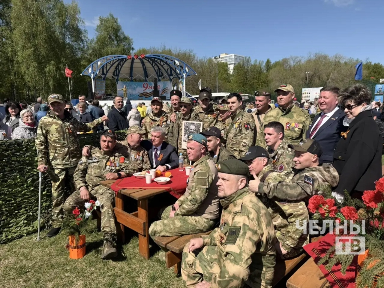 В Набережных Челнах прошли праздничные мероприятия ко Дню Победы