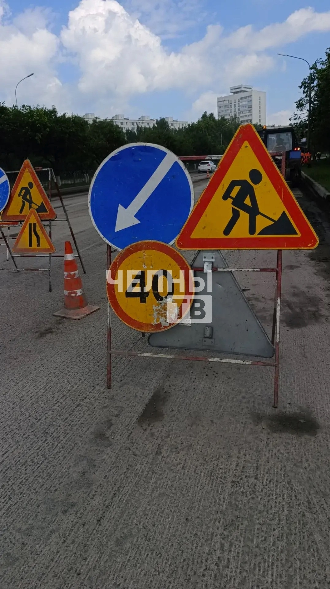 В Челнах проходит капитальный ремонт проспекта Мира