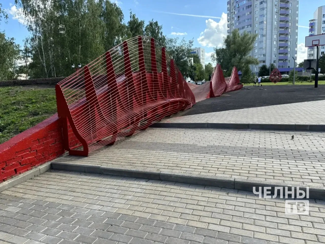 Шишкинский бульвар в Челнах преобразился к летнему сезону