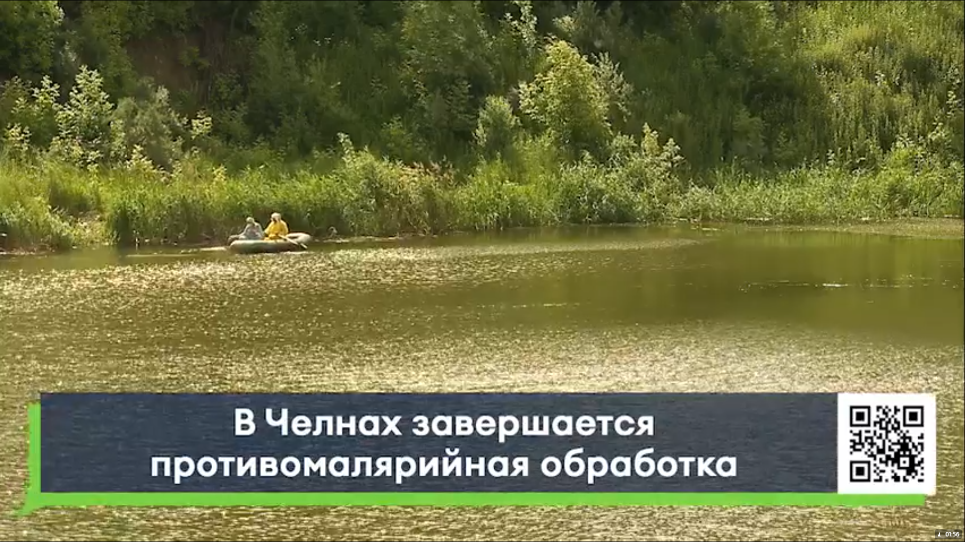 В Челнах завершается обработка водоемов против комаров