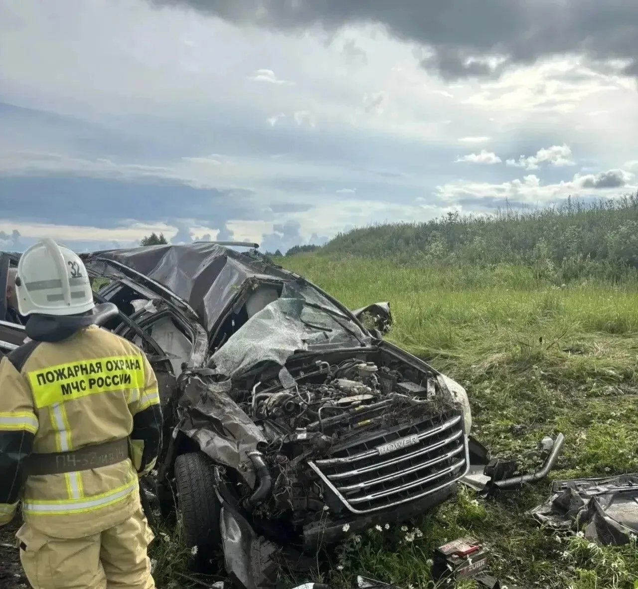 В Татарстане пассажирка погибла в ДТП с перевернувшейся иномаркой