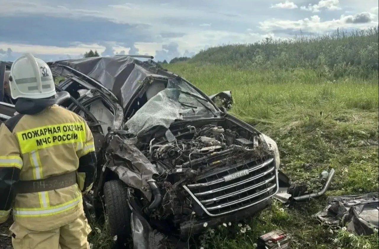 В Татарстане пассажирка погибла в ДТП с перевернувшейся иномаркой