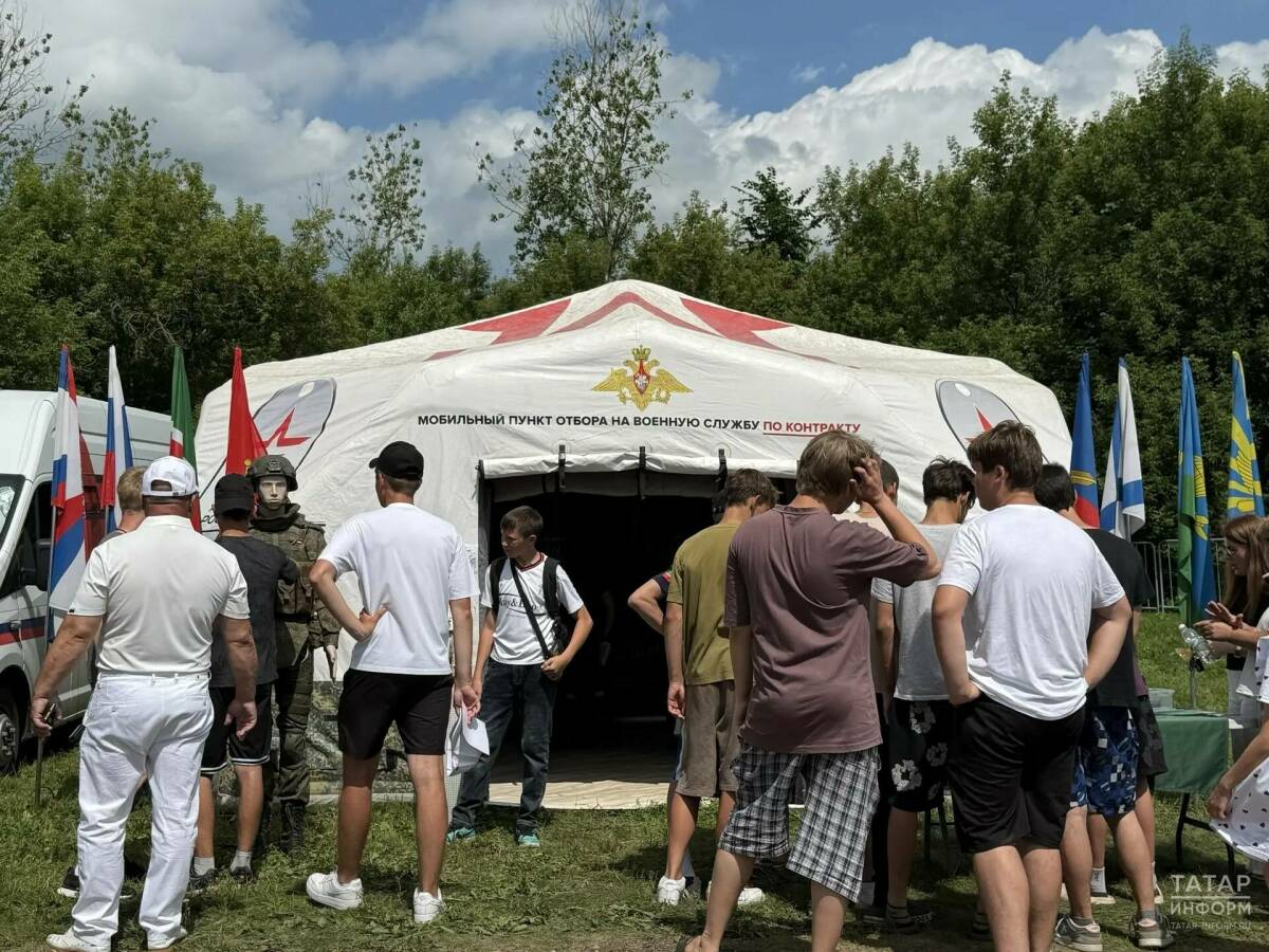 На празднике «Уяв» в Черемшане открылся пункт отбора на контрактную службу