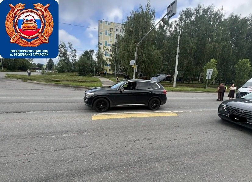В Челнах BMW сбил 10-летнего велосипедиста на пешеходном переходе