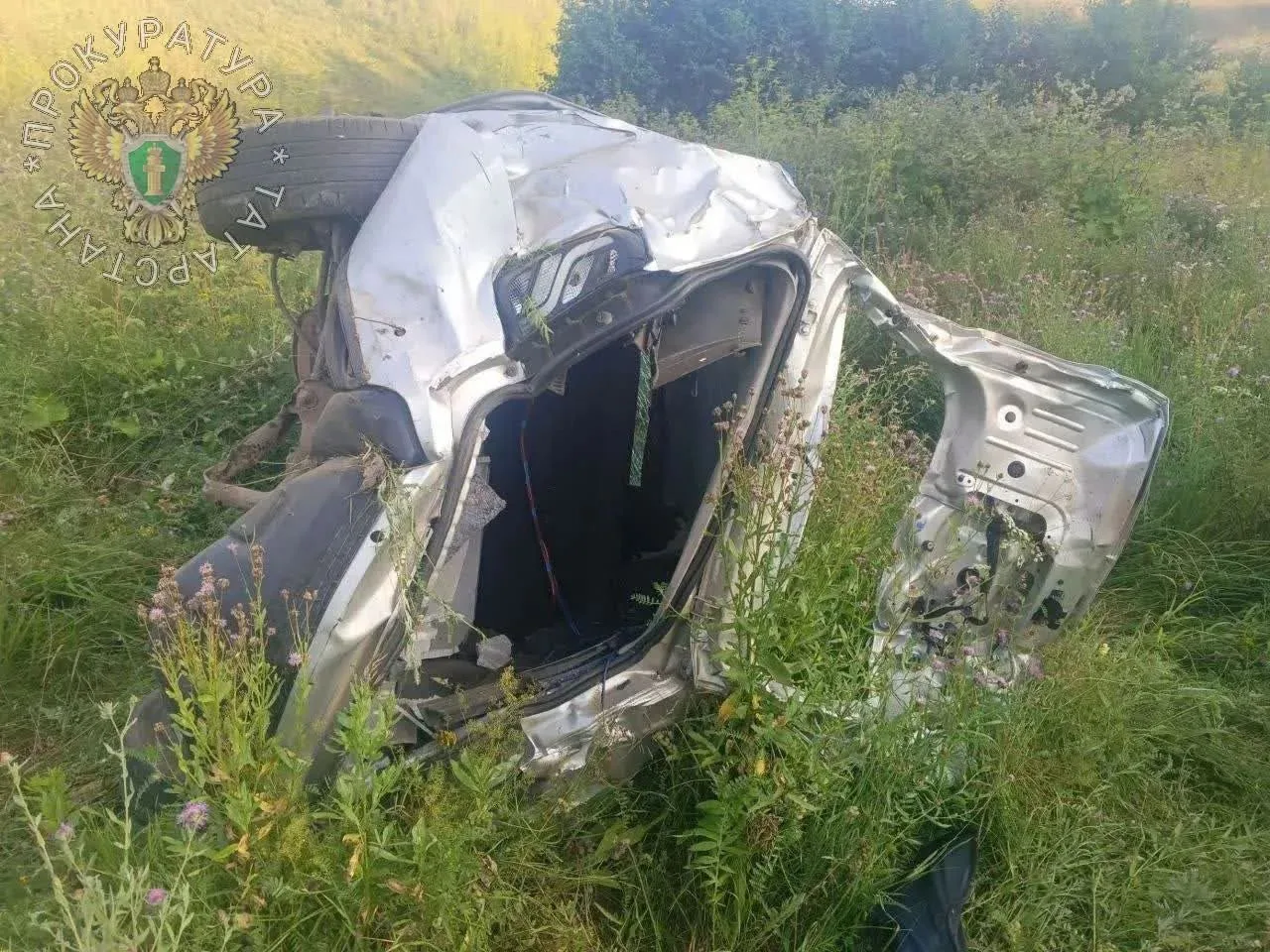 Renault вылетел в кювет в Татарстане: погибли водитель и пассажирка