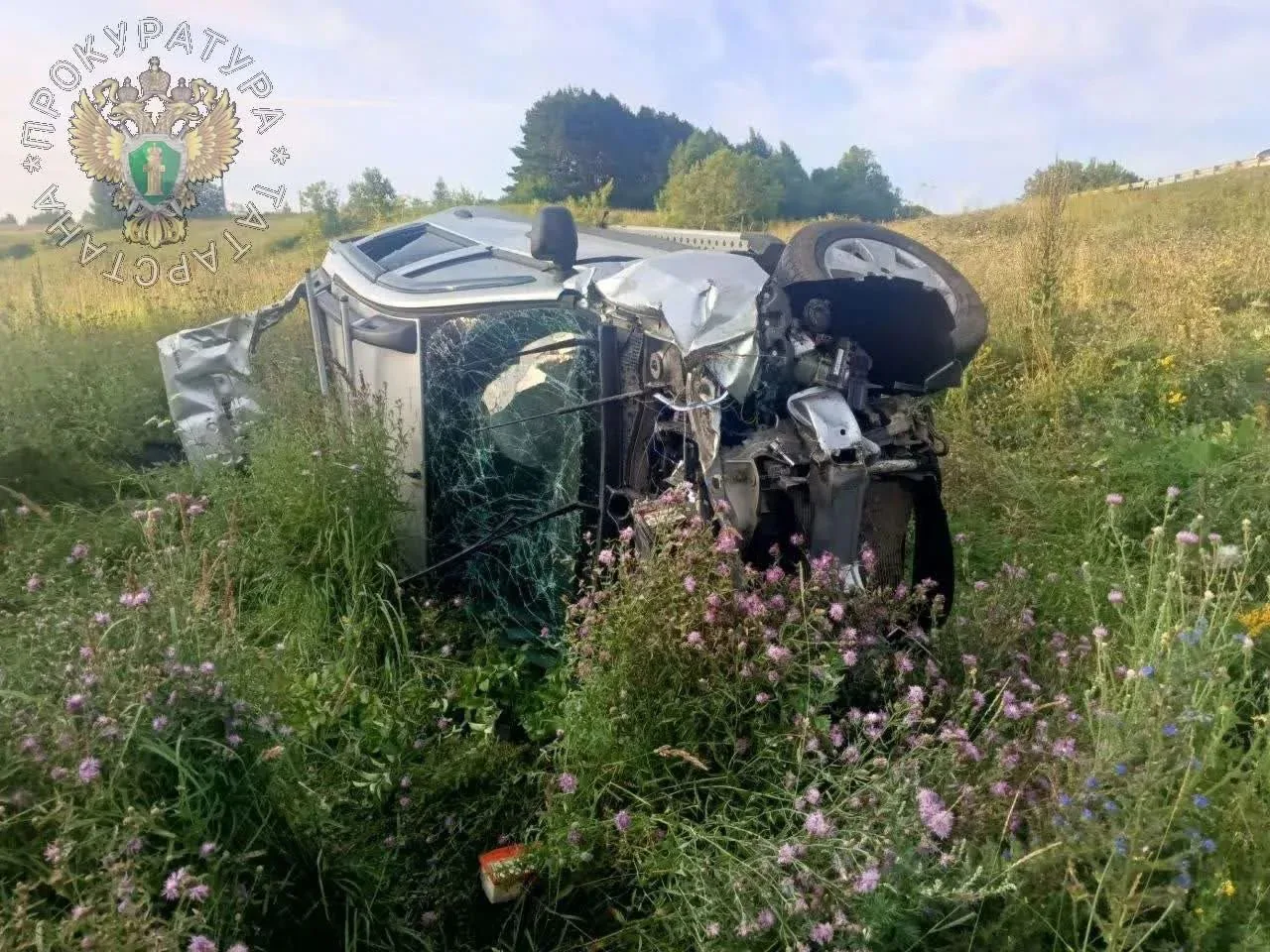 Renault вылетел в кювет в Татарстане: погибли водитель и пассажирка