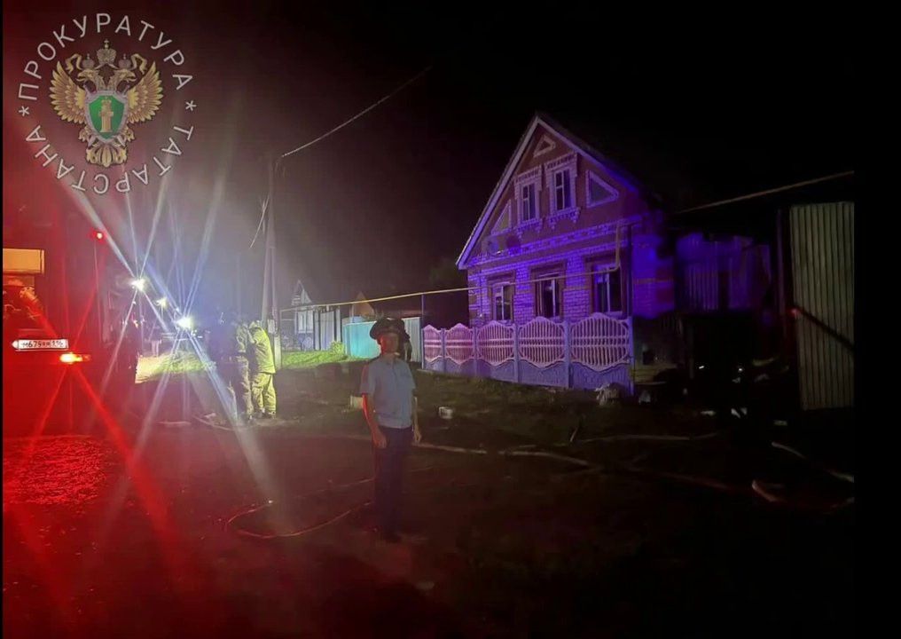 После гибели двух человек при пожаре в Буинском районе завели дело