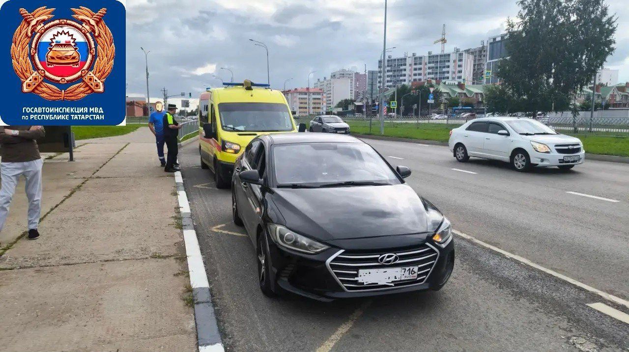 В Челнах водитель Hyundai сбил женщину на пешеходном переходе