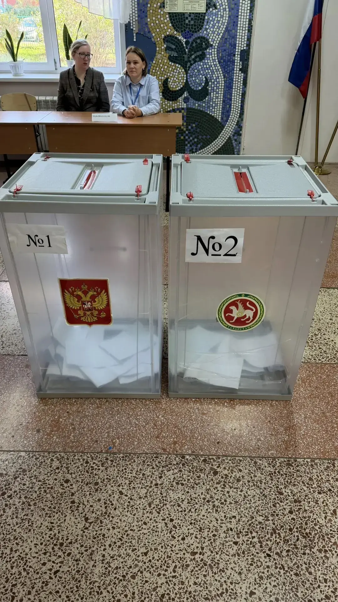 На участке №2121 в первый день выборов проголосовали 35%