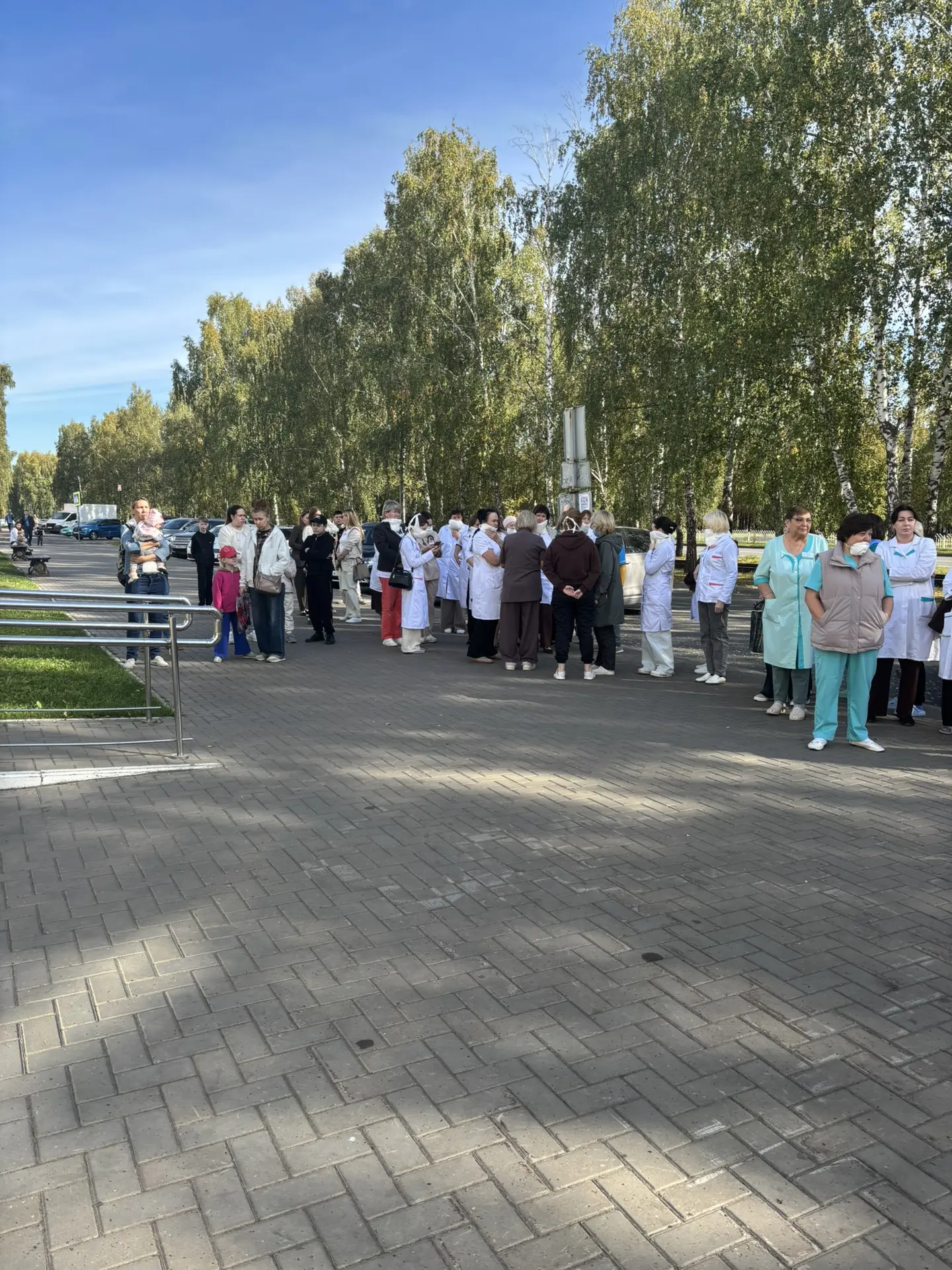 В детской поликлинике №2 провели тренировку по эвакуации