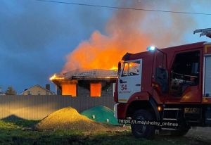 Пожарные оперативно ликвидировали возгорание частного дома в Тукаевском районе