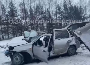 В массовом ДТП в Татарстане погибли два человека