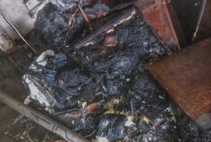 В Казани на пожаре в многоэтажке пострадала пожилая женщина