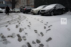 В Питере снег: пока в Татарстане аномальная жара, в северной столице −2°