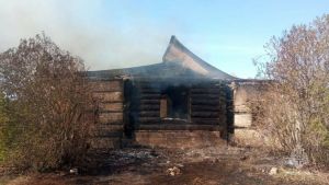 В Татарстане при пожаре погиб мужчина