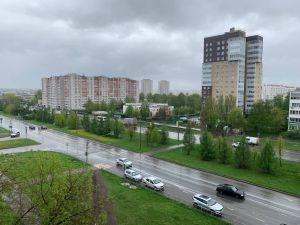Жители Челнов делятся кадрами дождя в соцсетях