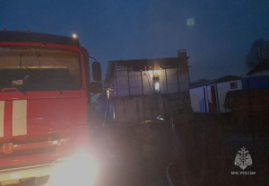 В Альметьевске мужчина получил ожоги при пожаре в сауне на втором этаже гаража
