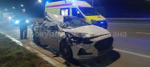 В Казани Ford столкнулся с «КамАЗом»: водитель в больнице
