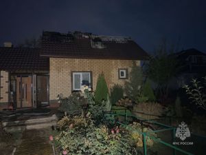 В Казани на пожаре в бане пострадал мужчина