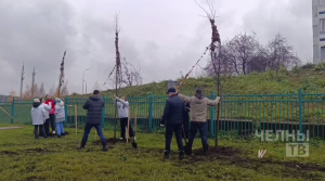 В Челнах на территории центра «Орион» появилась «Аллея добра»
