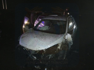 В Татарстане водитель Chery погиб после опрокидывания авто в кювет