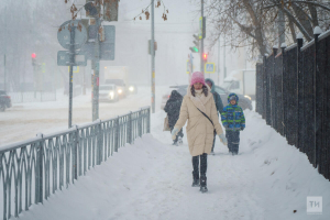 В Татарстане потеплеет до -3°C, ожидается снег и туман