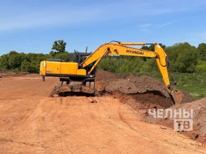 В поселке Татарстан начали первый этап обновления территории
