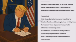 Белый дом запустил стрим с мультяшным Трампом под lo-fi музыку