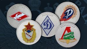 ЦБ выпустит 25-рублевые монеты с логотипами ведущих спортклубов