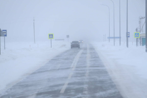 В Татарстане из-за снегопада ограничили движение автобусов и грузовиков