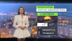 Прогноз погоды в Набережных Челнах на 2 октября