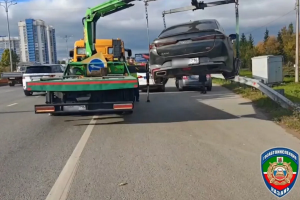 В Казани автомобиль KAIYI отправили на штрафстоянку из-за долга