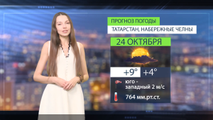 Прогноз погоды в Набережных Челнах на 24 октября