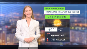 Прогноз погоды в Набережных Челнах на 27 октября