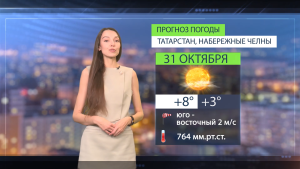 Прогноз погоды в Набережных Челнах на 31 октября