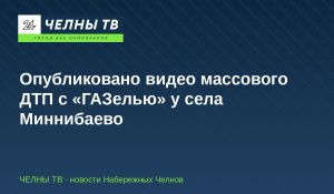 Опубликовано видео массового ДТП с «ГАЗелью» у села Миннибаево