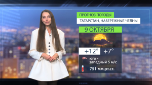 Прогноз погоды в Набережных Челнах на 9 октября