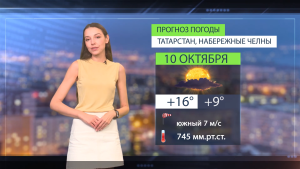 Прогноз погоды в Набережных Челнах на 10 октября